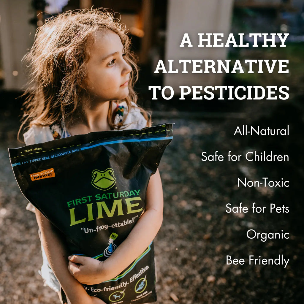 First Saturday Lime: All-Natural Multi-Purpose Insect Repellent & Deodorizer for Homes, Gardens, Yards, and Chicken Coops - Protect Against Ticks and Pests Safely!