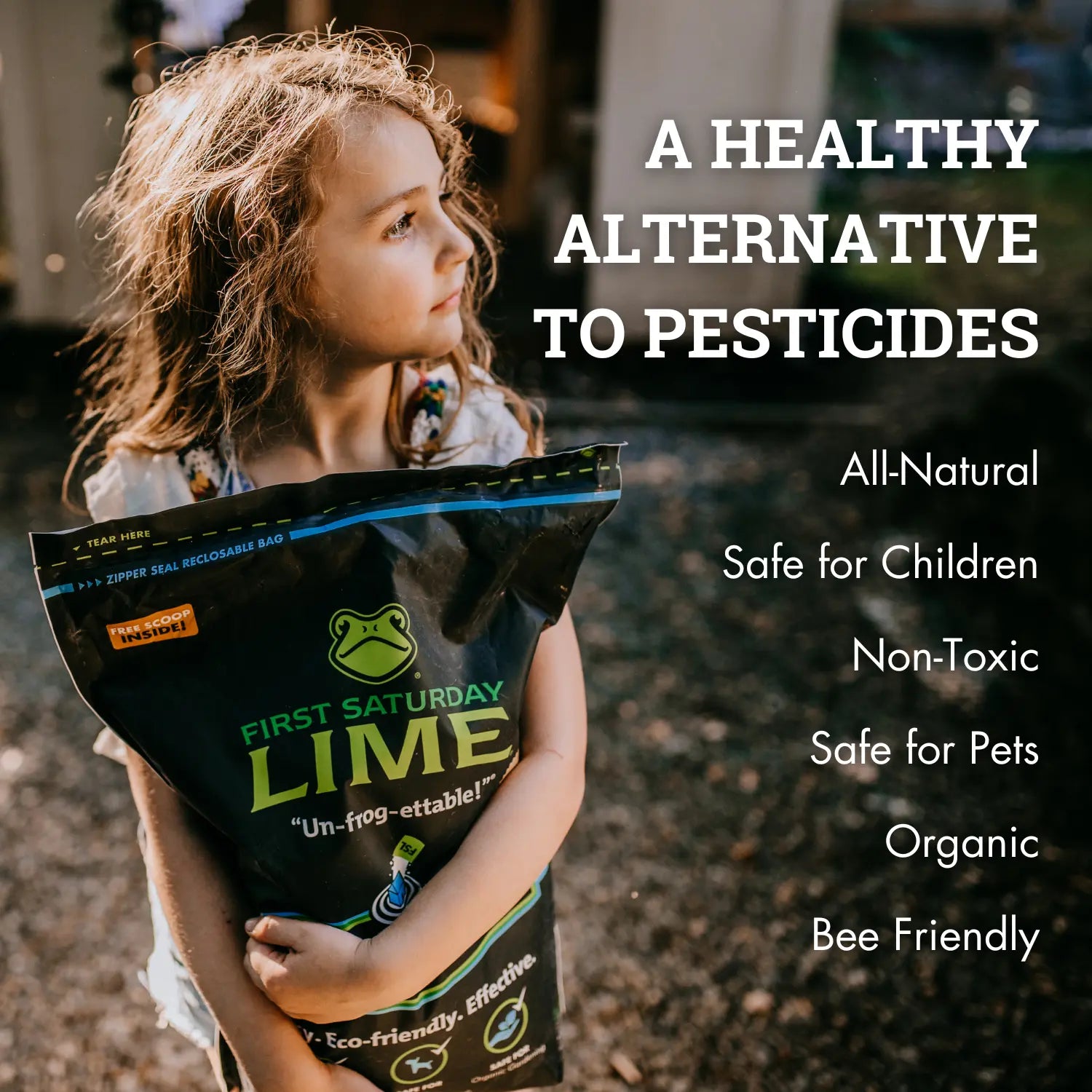 First Saturday Lime: All-Natural Multi-Purpose Insect Repellent & Deodorizer for Homes, Gardens, Yards, and Chicken Coops - Protect Against Ticks and Pests Safely!